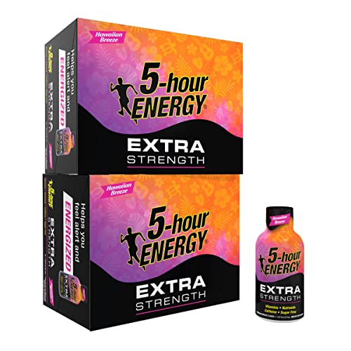 Sugar-Free Zero Calories Hawaiian Breeze 1.93 oz 24 Count Energy Shot I574616