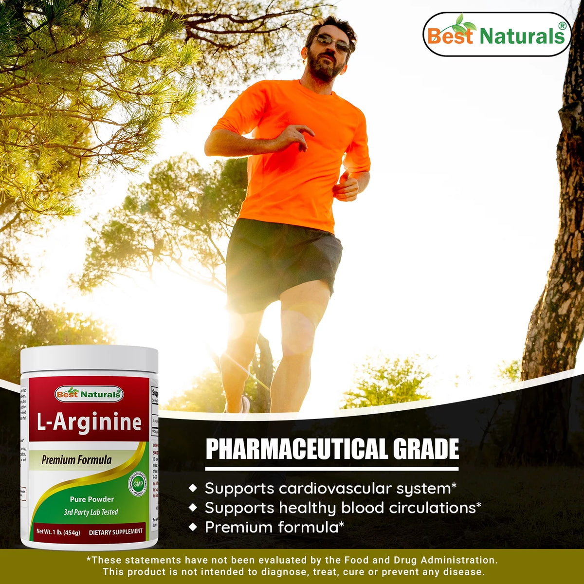 3 Pack 1 LB L-Arginine Powder I3898
