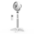 White Variable Speeds Pedestal Fan with Remote Control F12570