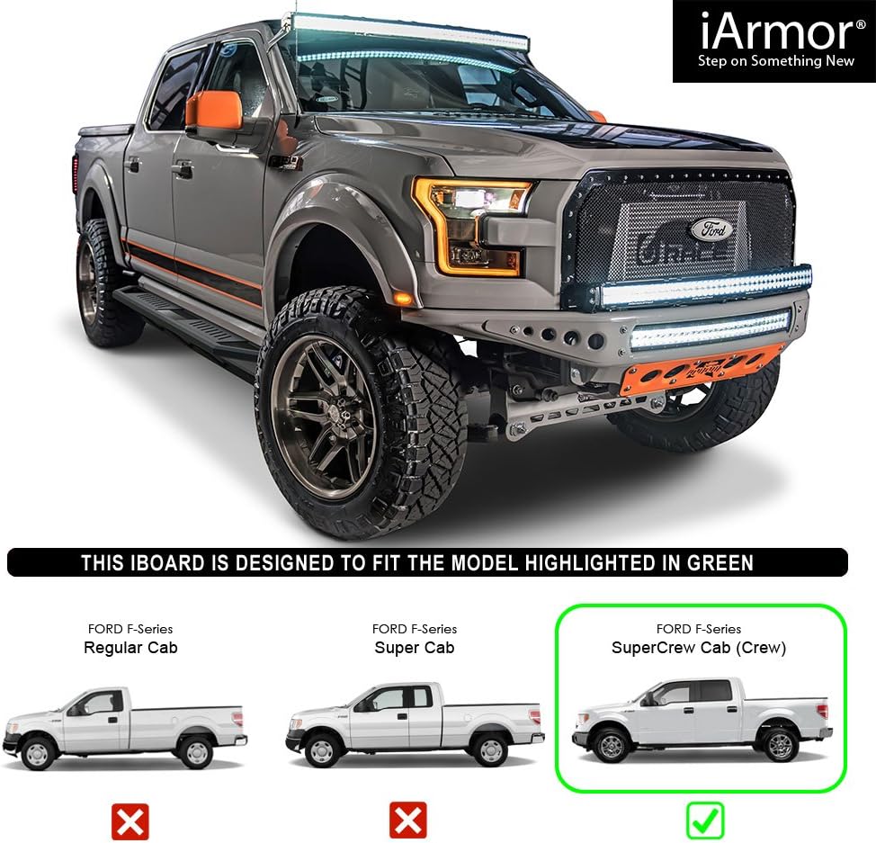 6.5in Nerf Bars Square Q209