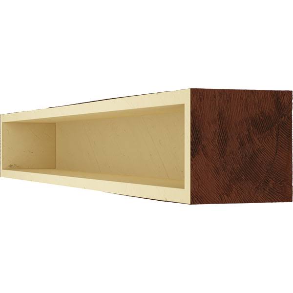 Sandblasted Faux Wood Fireplace Mantel N8636