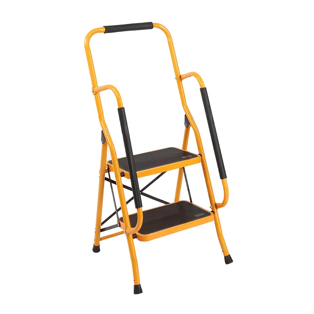 4 Step Iron Stool with Handgrip C7425