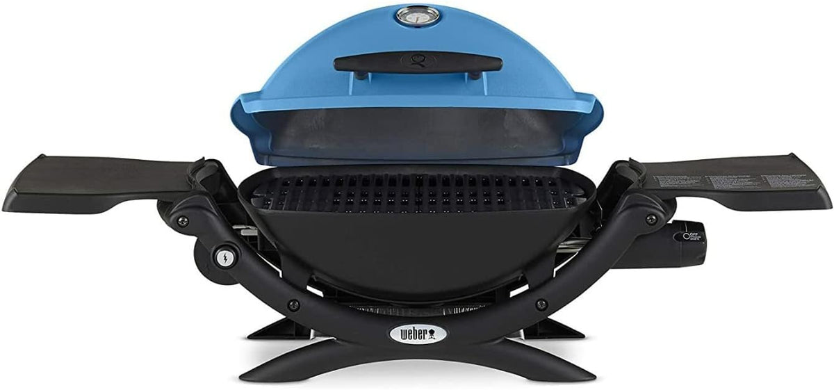 Blue LP Gas Grill Bundle with Portable Cart and Grill Cover (3 Items) T731