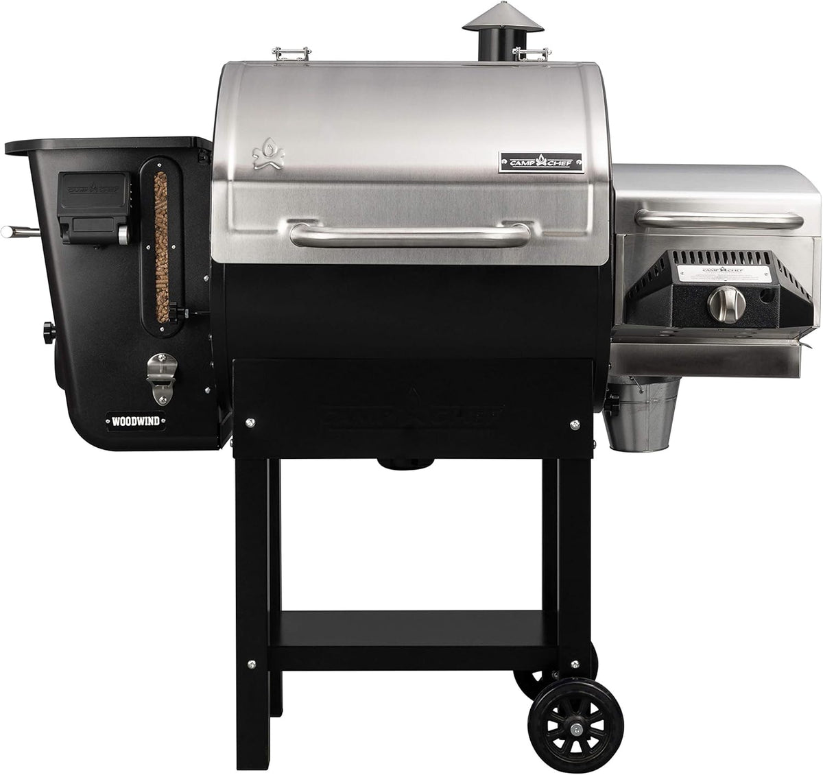 24 in. WIFI Pellet Grill & Smoker with Sear Box V6511