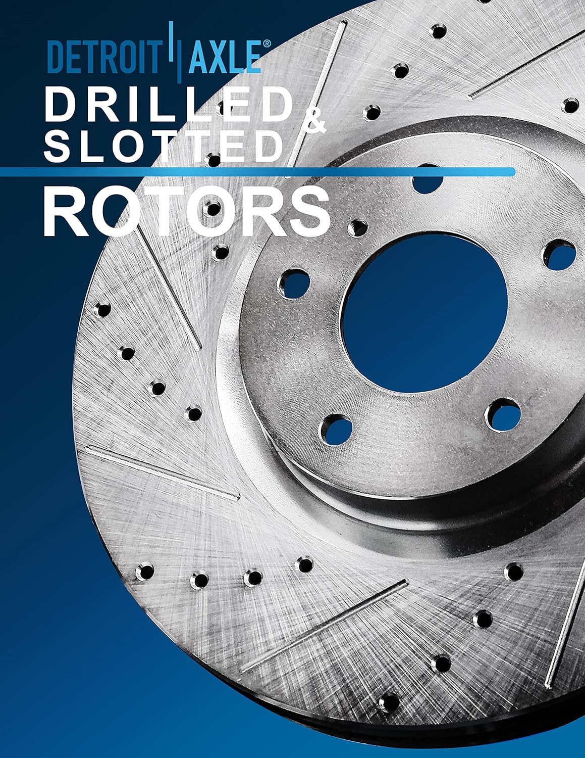4pc Set Drilled And Slotted Brake Rotors L478820