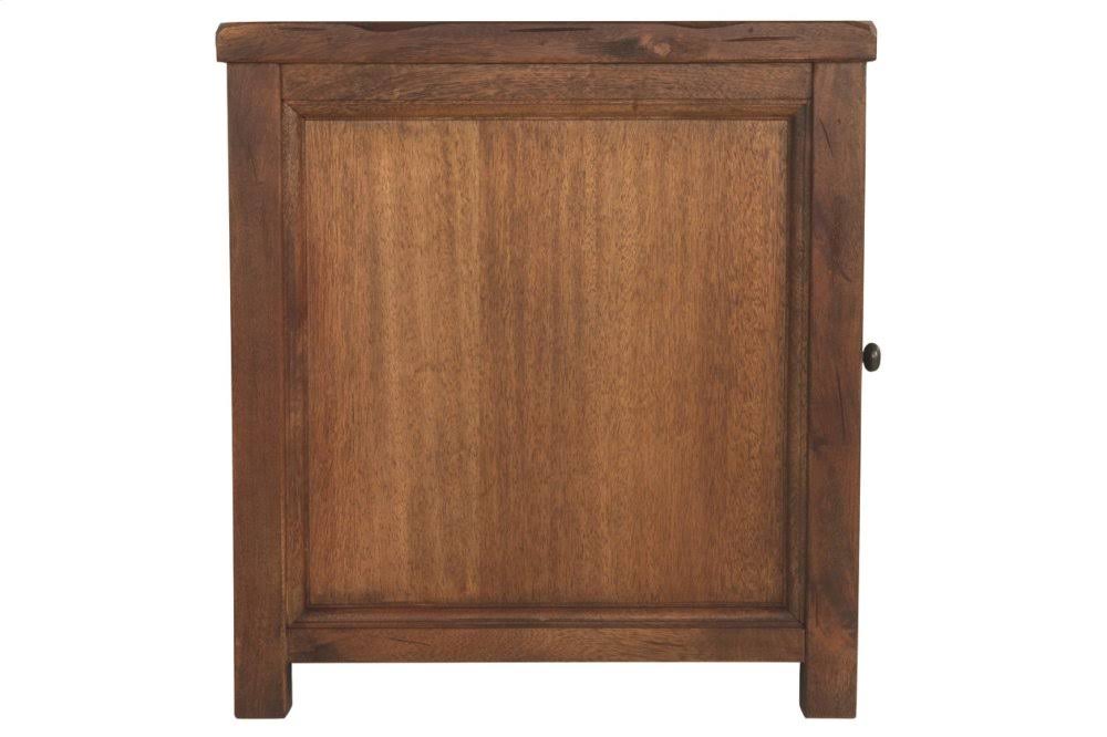 Medium Brown Chair Side End Table B419385