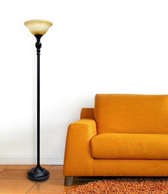 Metal Torchiere Floor Lamp B187