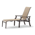 Textured Black Titanium Reclining Chaise Lounge J468237
