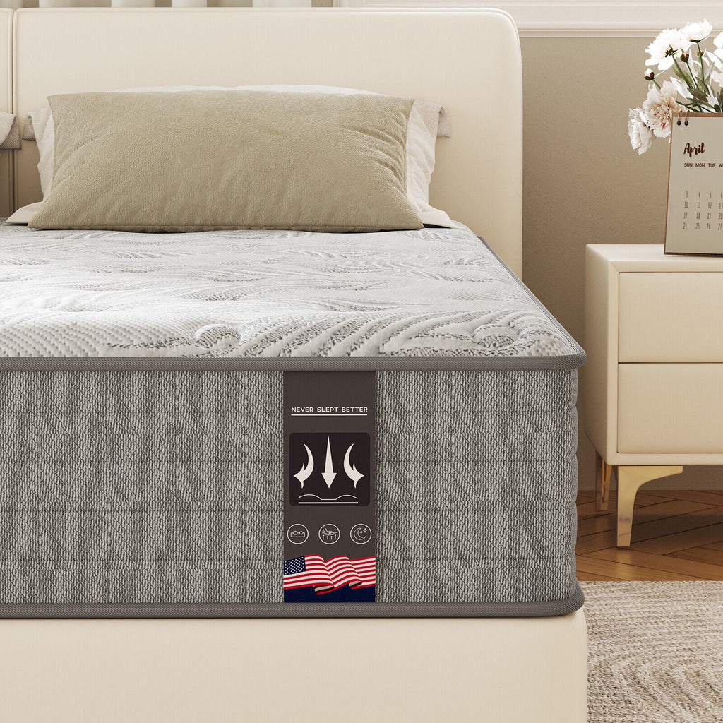 12 Inch Cool Memory Foam & Spring Hybrid Mattress U9090