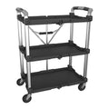 Collapsible Service Rolling Cart, XL, 300LB Capacity J71586