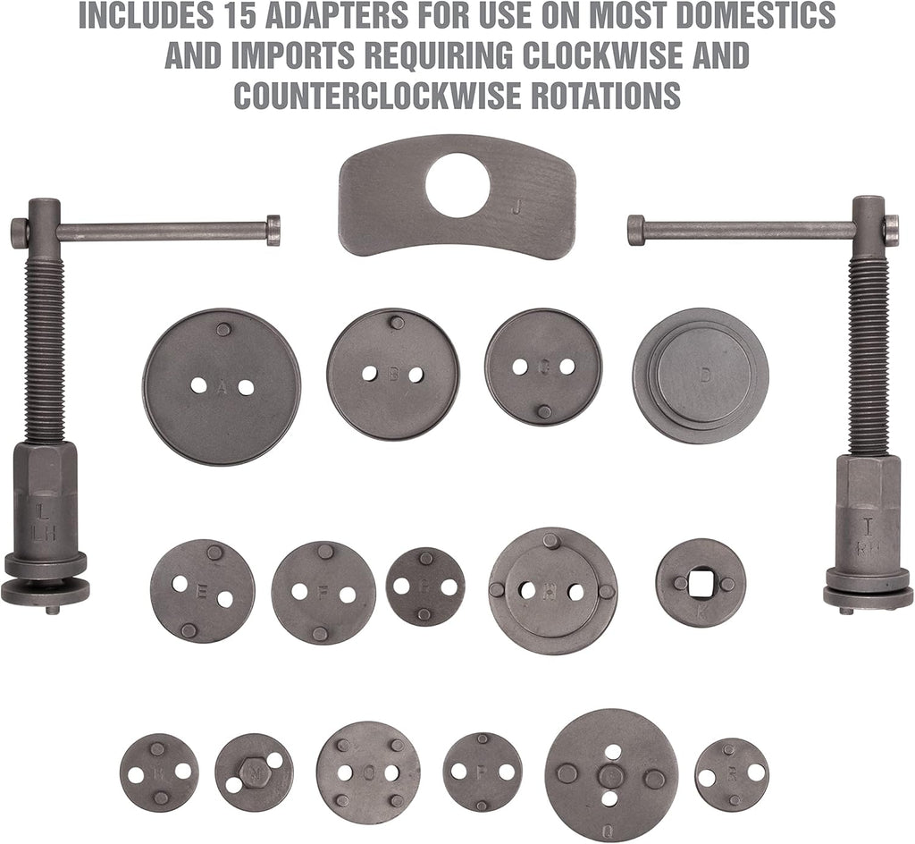 Disc Brake Tool Set with 11 Adapters V1016