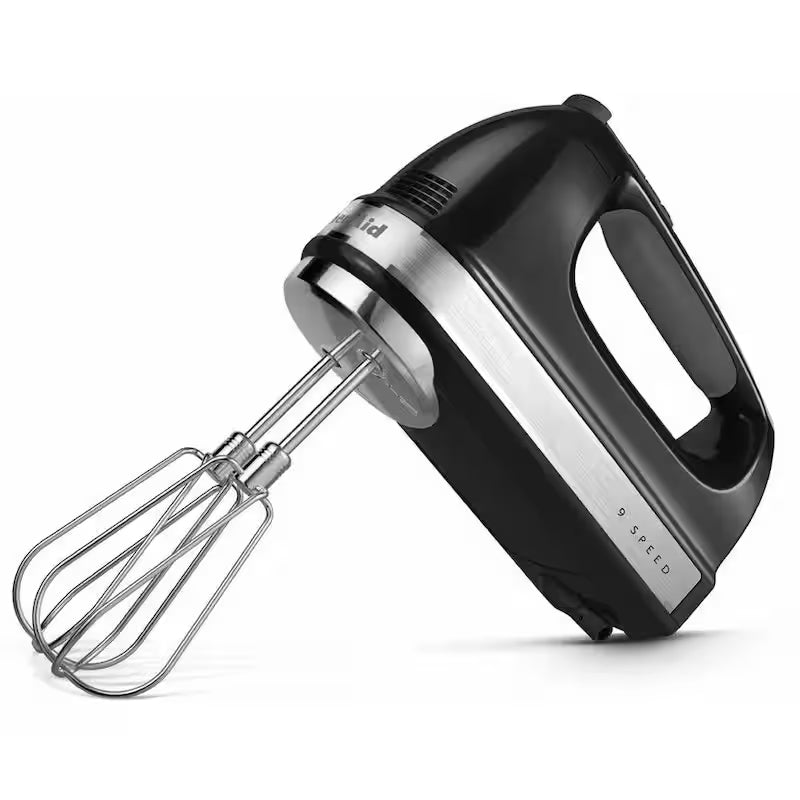 Onyx Black Hand Mixer with Beater and Whisk Attachments I931646