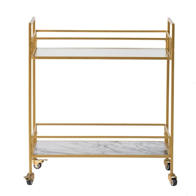 Polished Gold Iron Cart R171