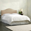 Tan King Nail Button Headboard I392922