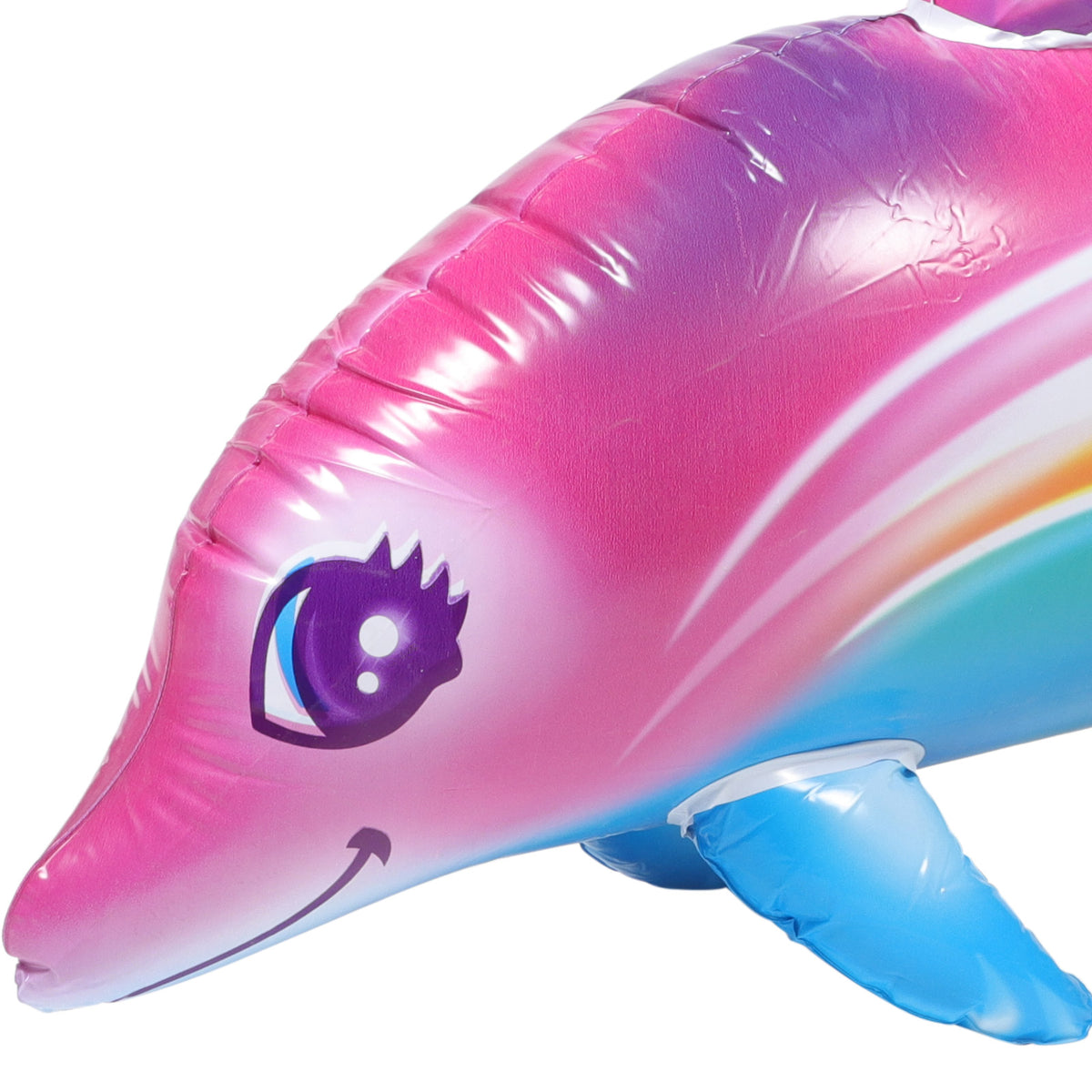 Inflatable Dolphin Toy Beach Pool Float Balloons Multicolor C66730