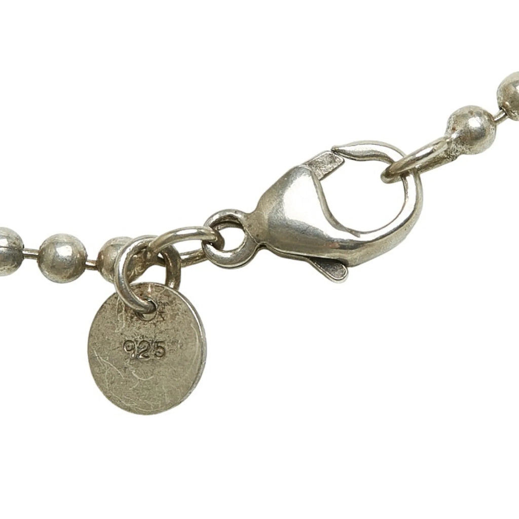 Oval Tag Necklace SV925 Silver B275