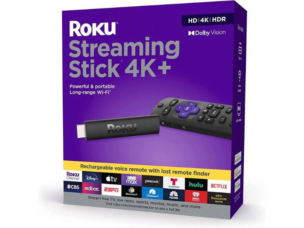 Black 4K+ Streaming Stick with Voice Remote Z603