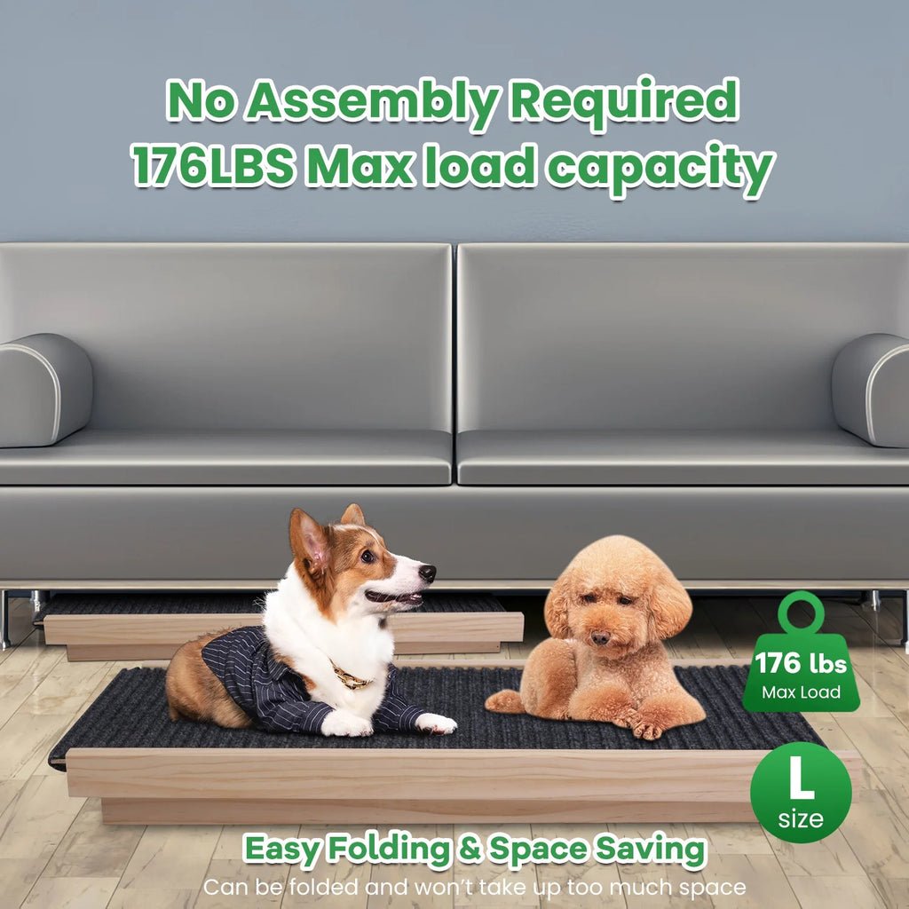 Extra Wide Wooden Dog Ramp Q23570