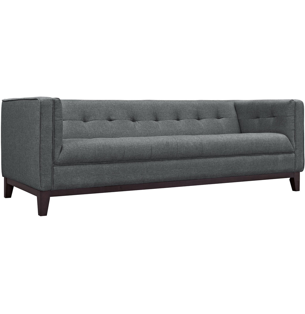 Grey Fabric Sofa Set of Two U416