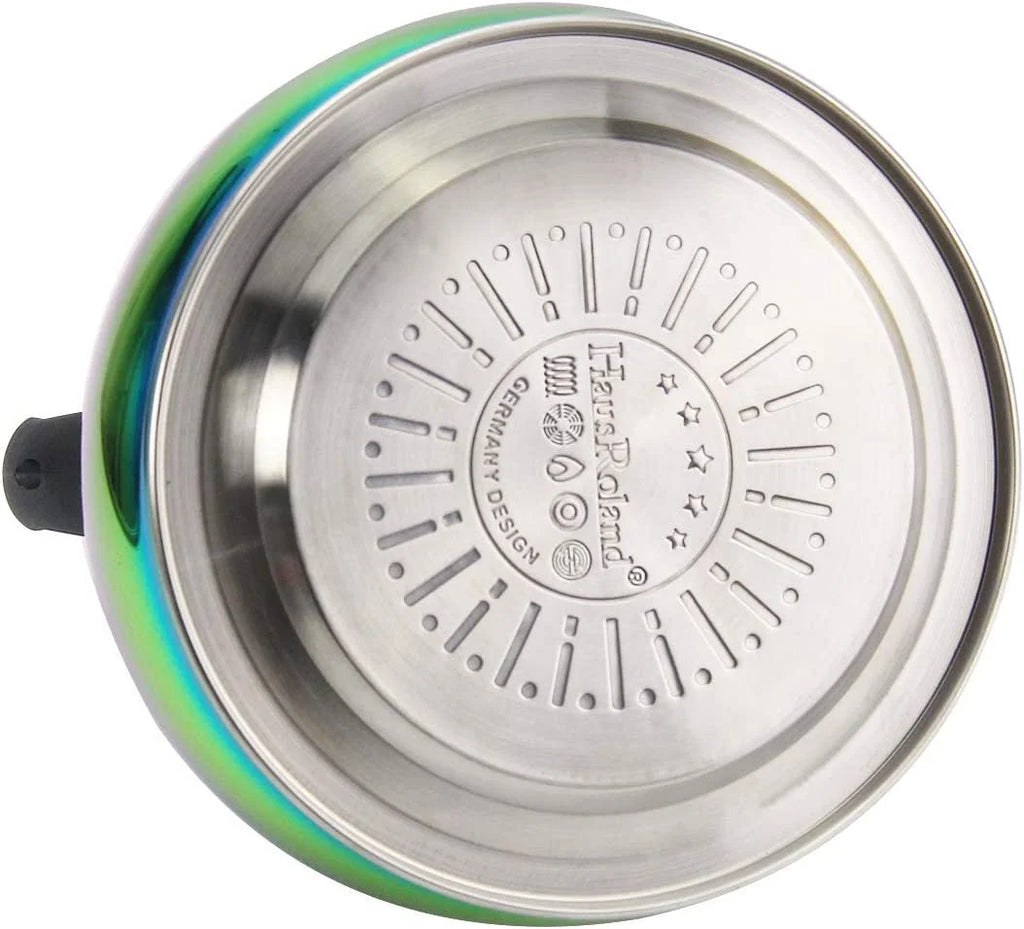 Rainbow Whistling Tea Kettle Stainless Steel 3.2 Quart V115138