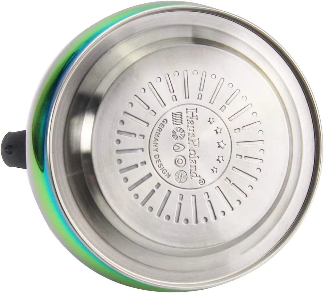 Rainbow Whistling Tea Kettle Stainless Steel 3.2 Quart V115138