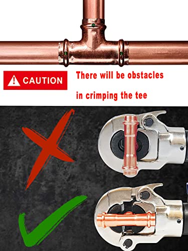 Copper Tube Crimping Tool with 1/2" 3/4" 1" Jaw K467153