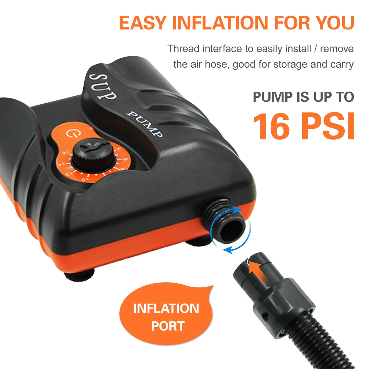 Inflation Pump with 6PCS Nozzles N9370