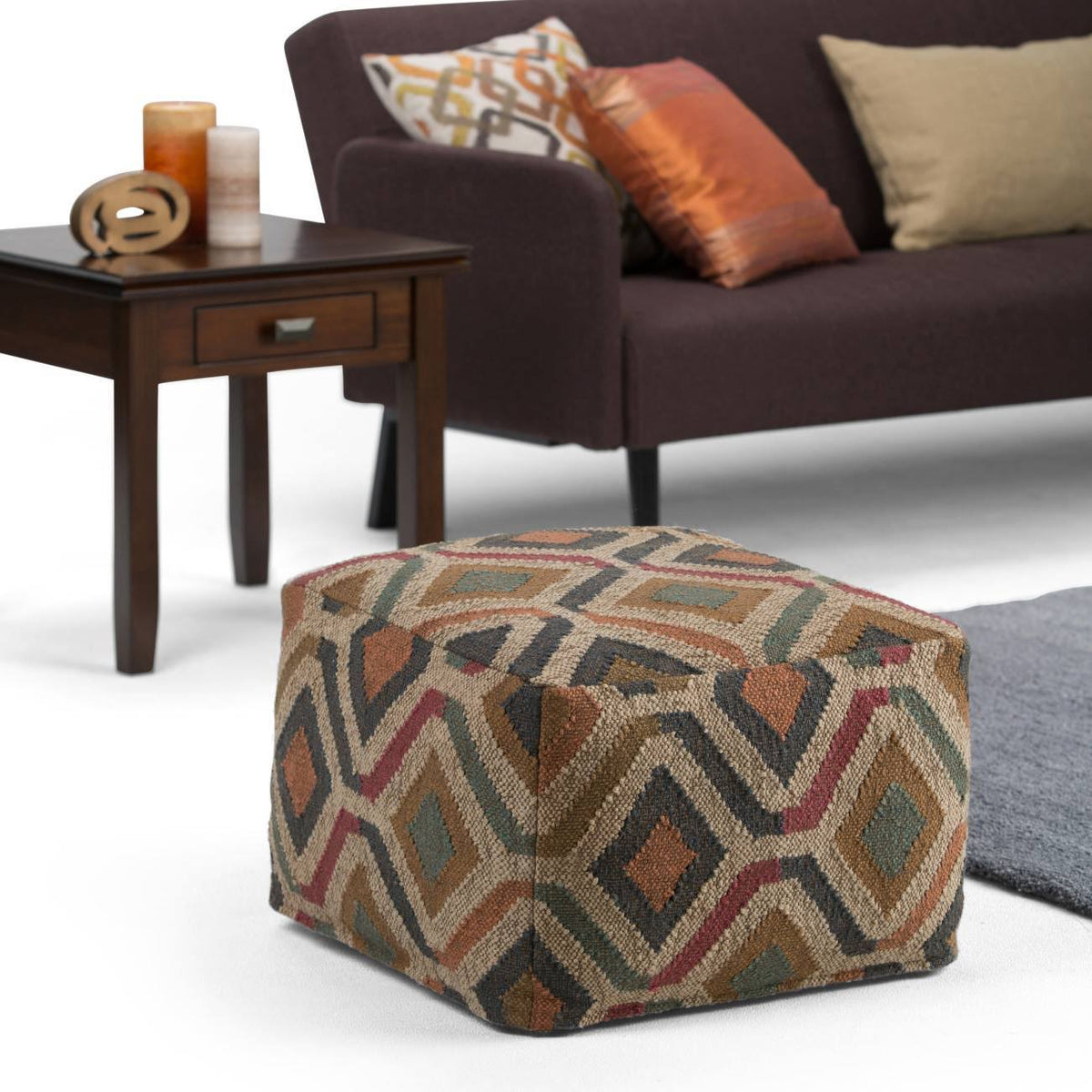 Square Pouf Z9114