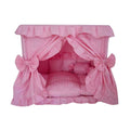 Pink Pet Dog Bed with Pillow Q71362