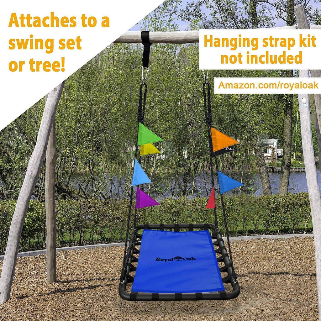 Giant Platform Tree Swing with Protective Cover and Flags I912