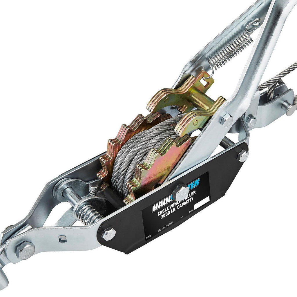 2000 lb. Capacity 10 ft. Cable Winch Puller E18916