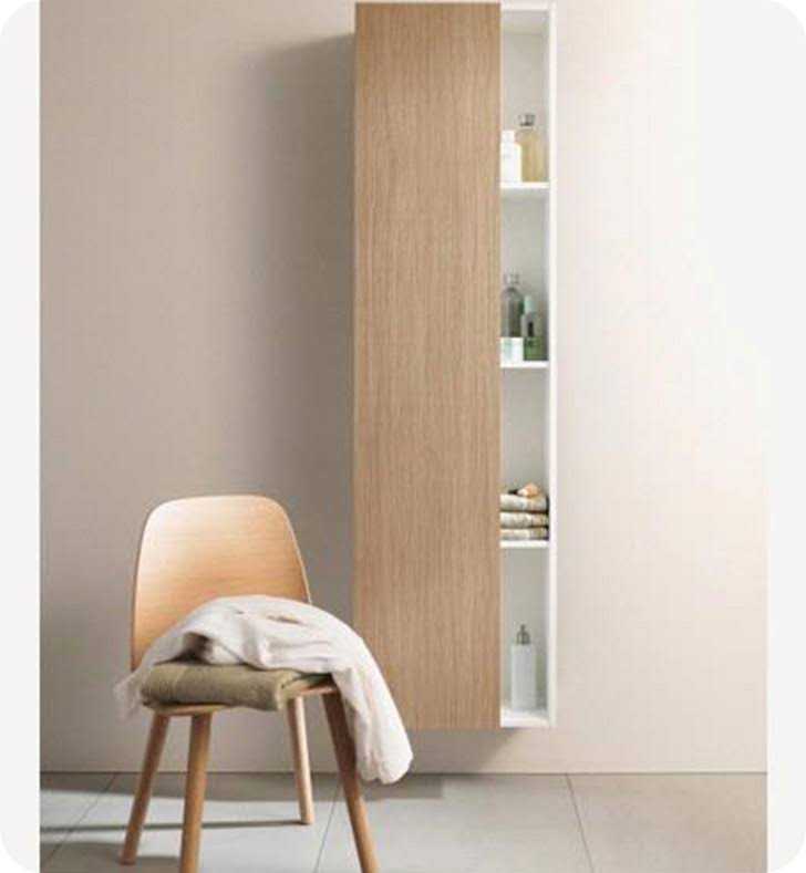 White Matte Tall Cabinet J2340