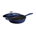 Enameled Cast Iron Skillet with Lid Y7654