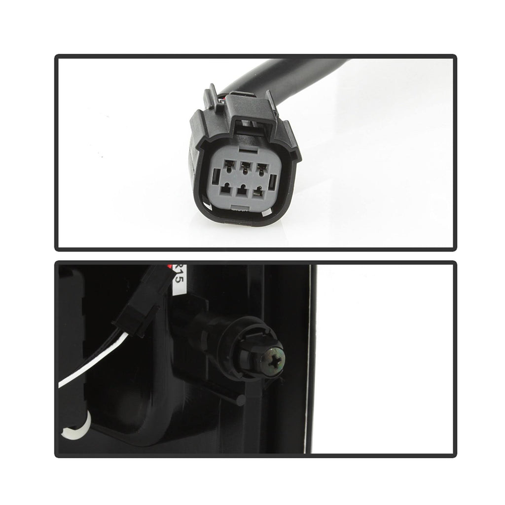 Black Smoke LED Tail Lights Y2556