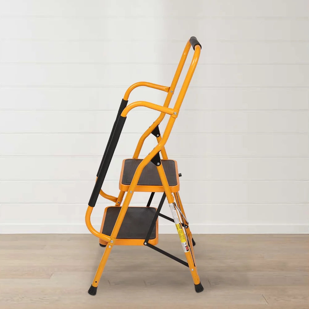 4 Step Iron Stool with Handgrip C7425