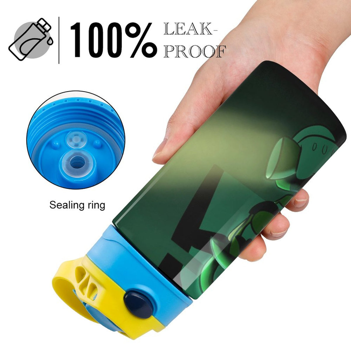 Insulated Stainless Steel Water Bottle with Straw N336