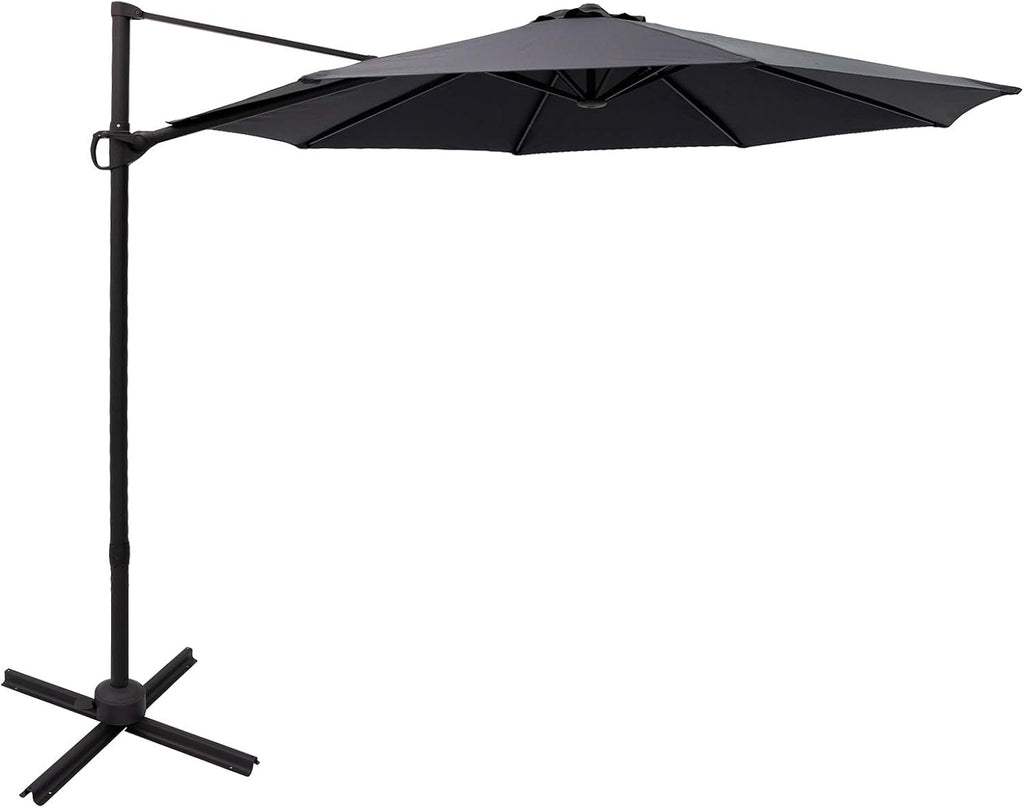 10 ft Cantilever Offset Patio Umbrella and Stand L66035