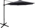 10 ft Cantilever Offset Patio Umbrella and Stand L66035