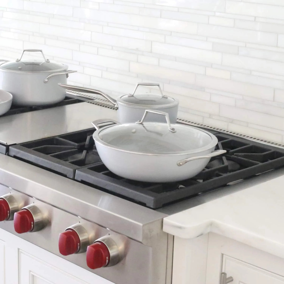 5 Qt Ceramic Nonstick Chef Pan With Cover G85937
