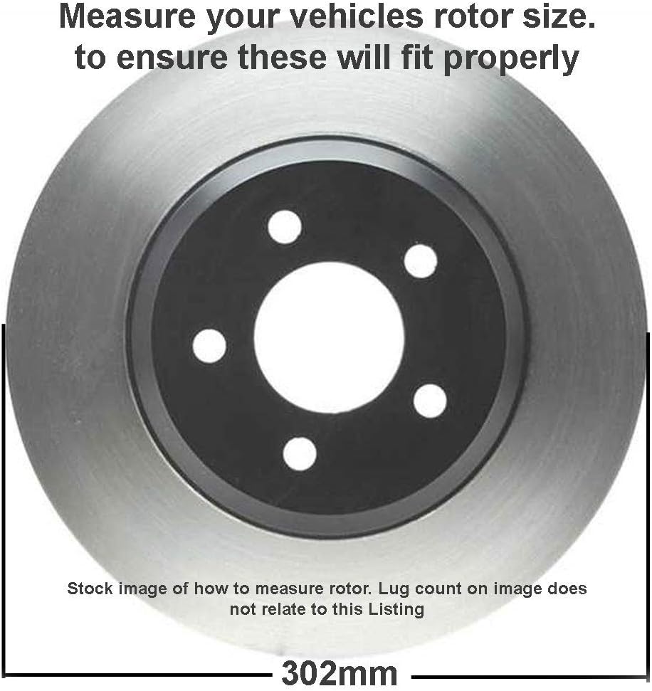 11.88 dia (302mm) FRONT Brake Rotors L2400