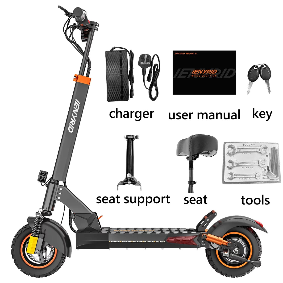 800W Foldable Electric Scooter 28 MPH 22 Miles 10 inch Tires U95708
