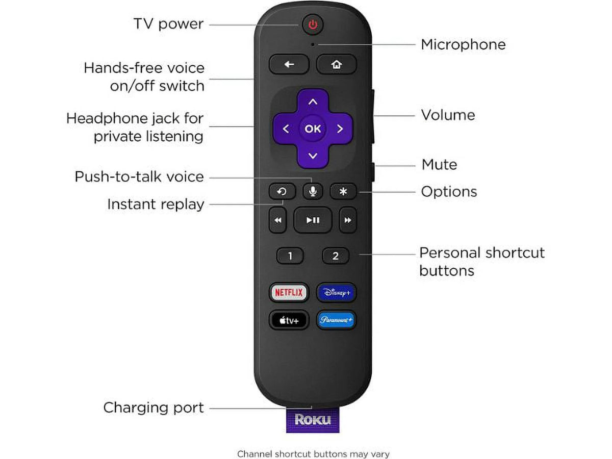 Black 4K+ Streaming Stick with Voice Remote Z603