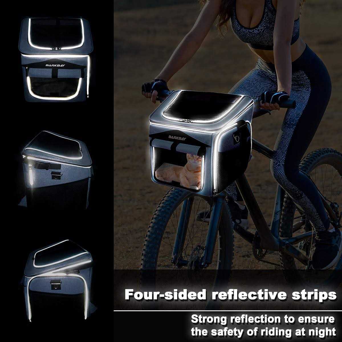 Dog Bike Basket Carrier D381348