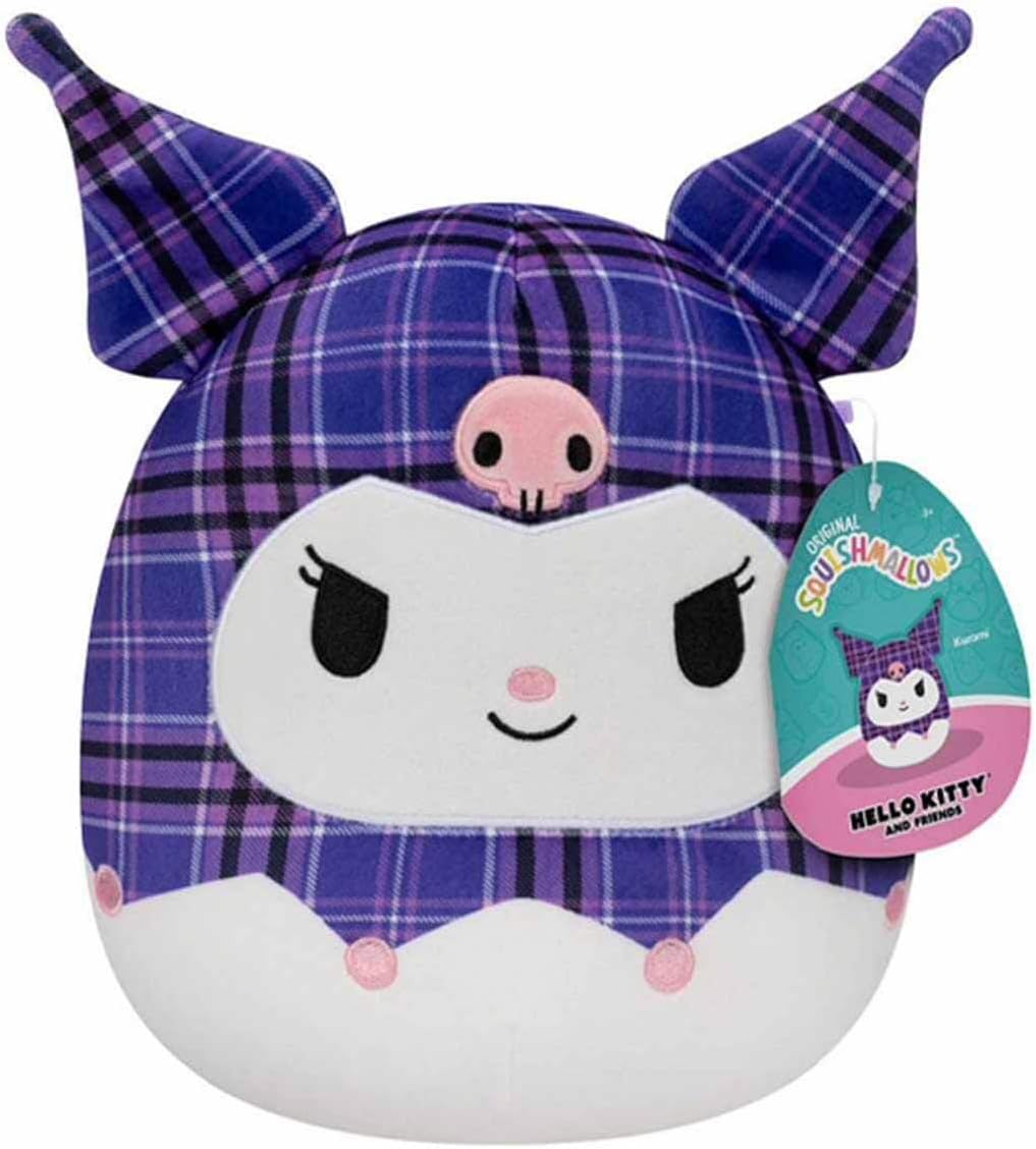 8 Inch Plush Plaid Kuromi W838928