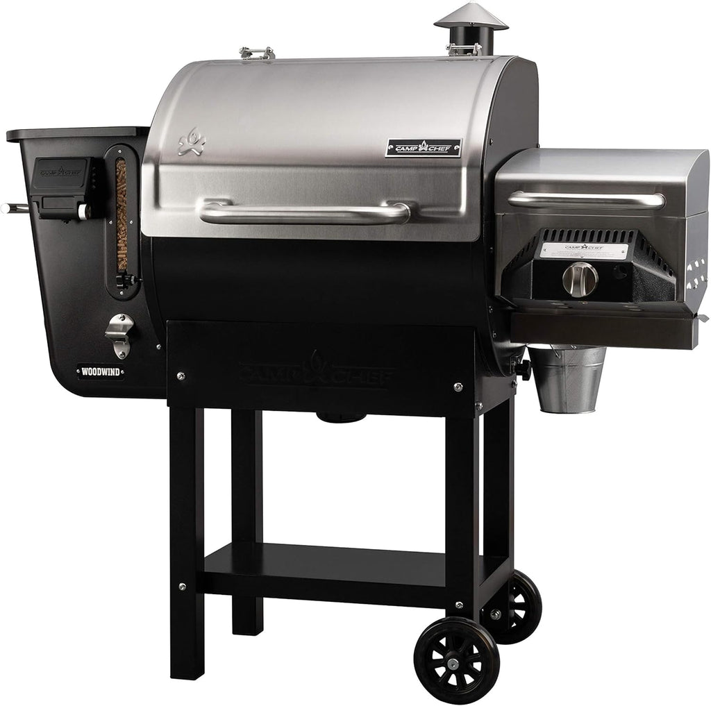 24 in. WIFI Pellet Grill & Smoker with Sear Box V6511