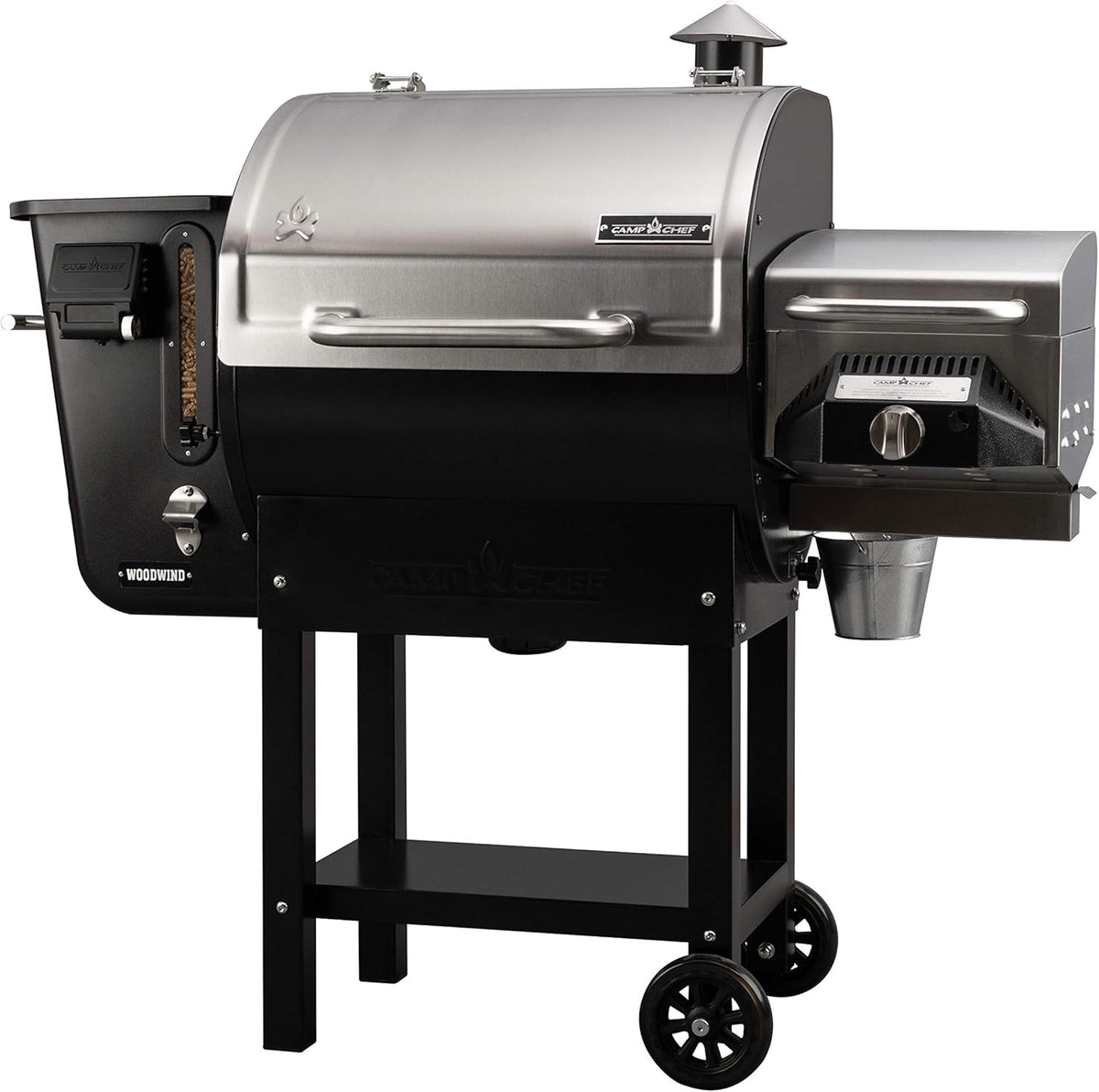 24 in. WIFI Pellet Grill & Smoker with Sear Box V6511