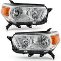 Chrome Housing Headlights Assembly Pair Set J205