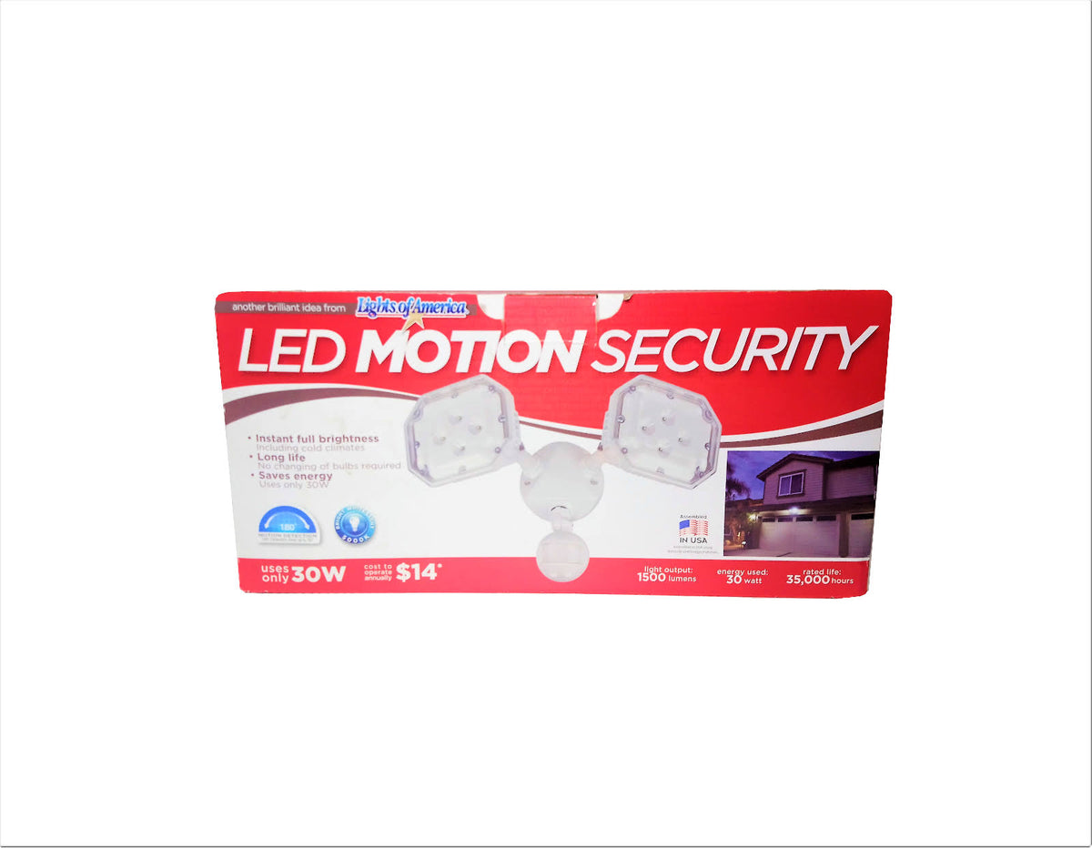 Outdoor Dual Head Motion Sensor LED Security Light K5973