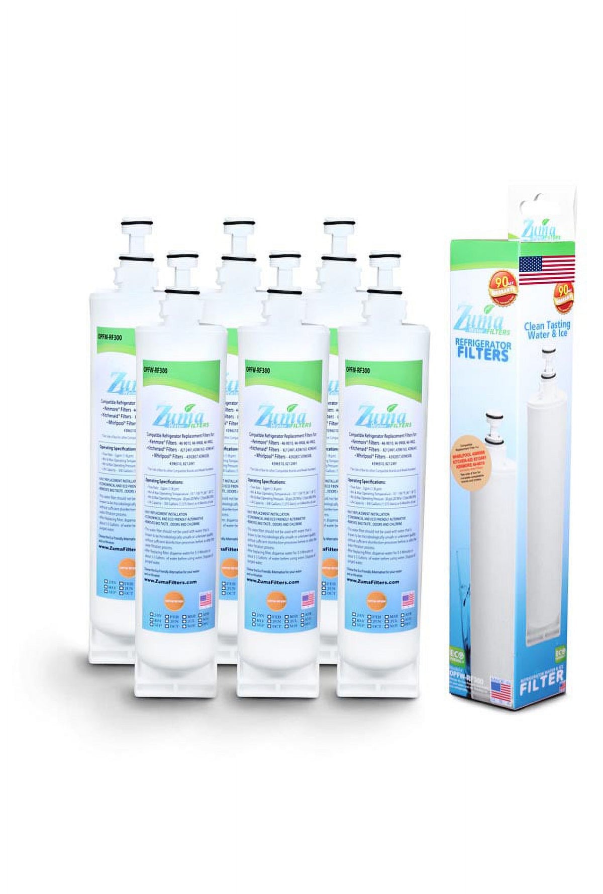 Water and Ice Filter 6 Pack D314