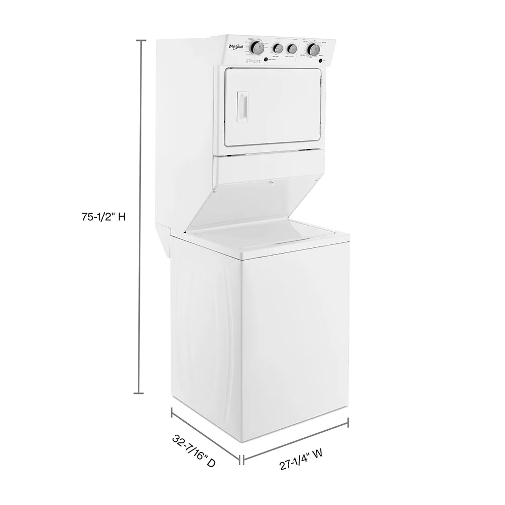 White 27" Wide Laundry Center K451